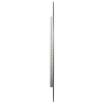 Ovális LED-es fürdőszobai tükör 100 x 45 cm 7