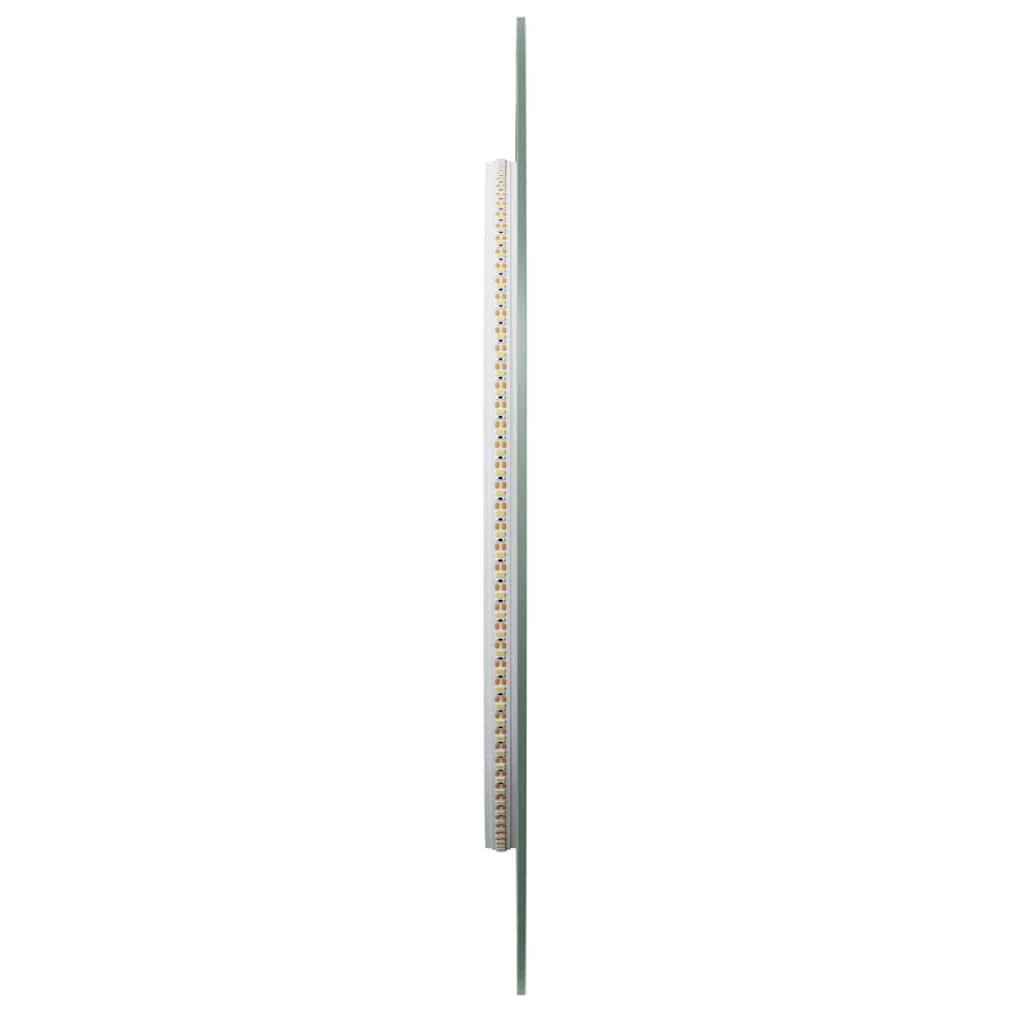 Ovális LED-es fürdőszobai tükör 100 x 45 cm 7