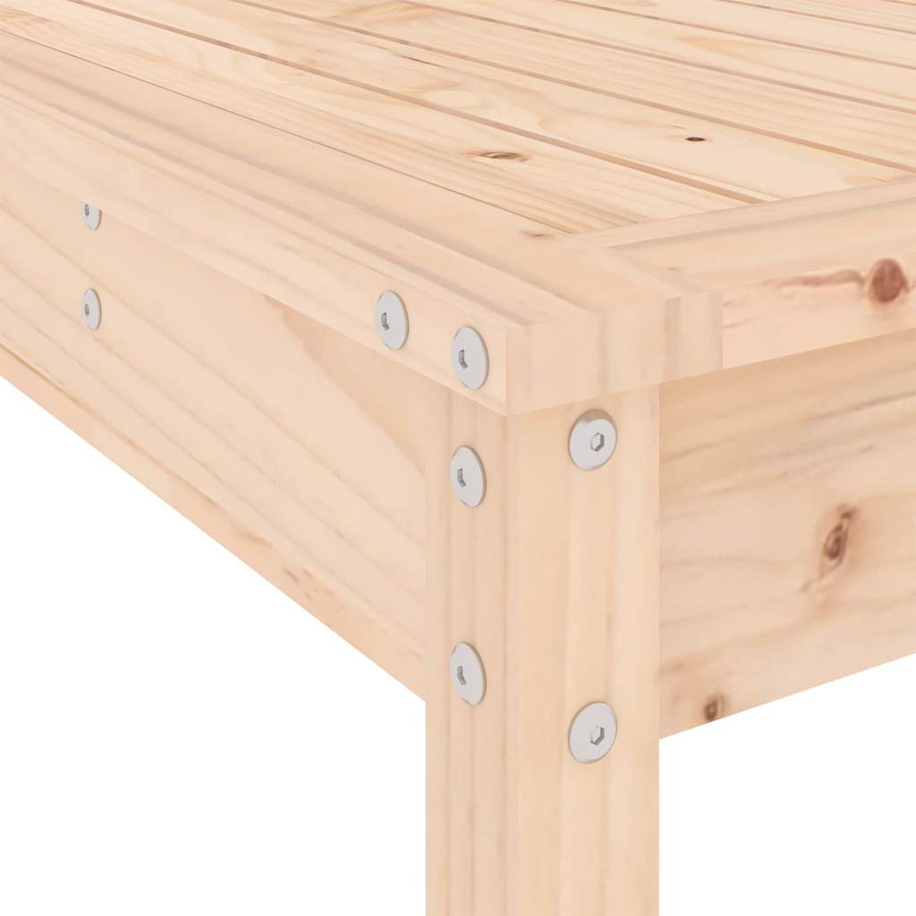 9 részes tömör fenyőfa kerti bárszett 7