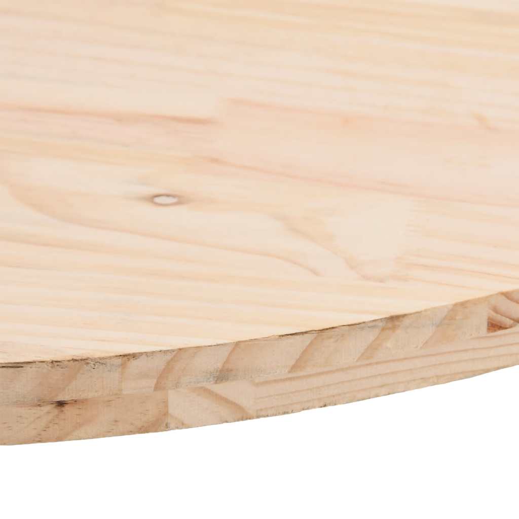 Tömör fenyőfa asztallap 90 x 45 x 2,5 cm ovális 6