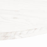 Fehér tömör fenyőfa ovális asztallap 110x55x2,5 cm 6
