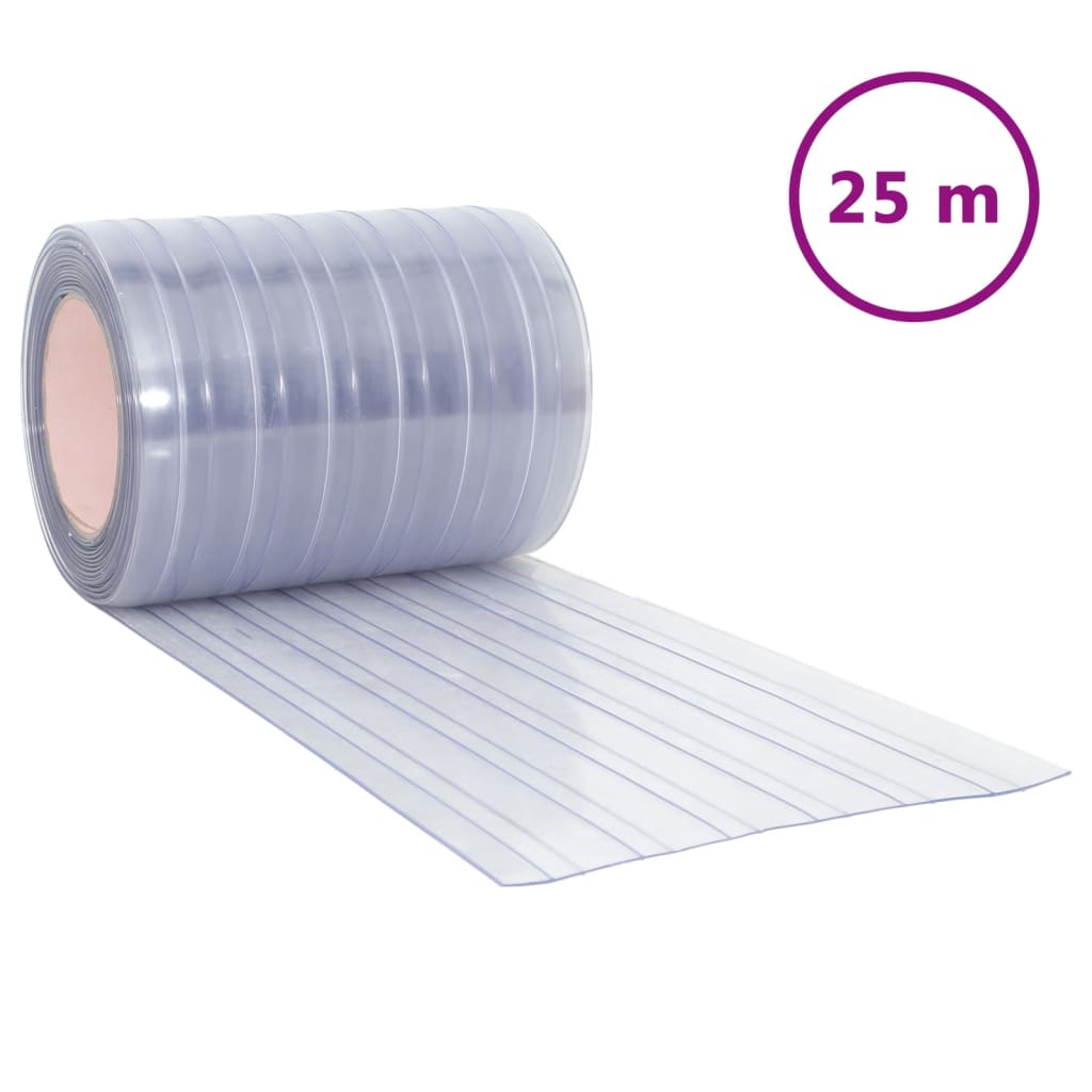 Átlátszó PVC ajtófüggöny 300 mm x 2,6 mm 25 m 2
