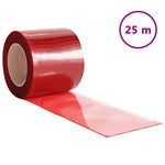 Piros PVC ajtófüggöny 200 mm x 1,6 mm 25 m 2