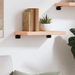 Kezeletlen tömör tölgyfa fali polc 40x30x(2-4) cm 3