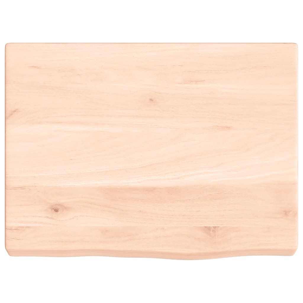 Kezeletlen tömör tölgyfa fali polc 40x30x(2-4) cm 4