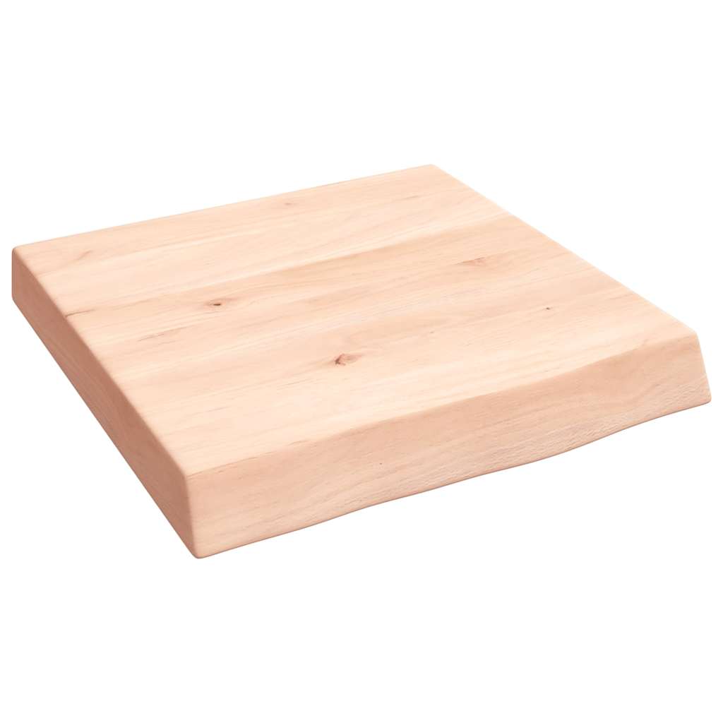 Kezeletlen tömör tölgyfa fali polc 40x40x(2-6) cm 2