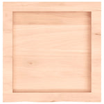 Kezeletlen tömör tölgyfa fali polc 40x40x(2-6) cm 5
