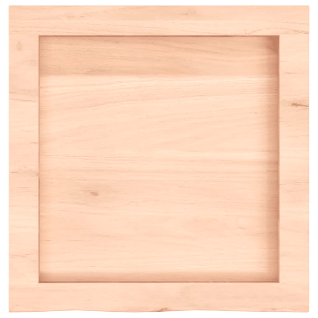 Kezeletlen tömör tölgyfa fali polc 40x40x(2-6) cm 5