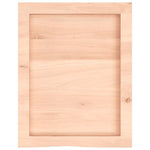 Kezeletlen tömör tölgyfa fali polc 40x50x(2-4) cm 5