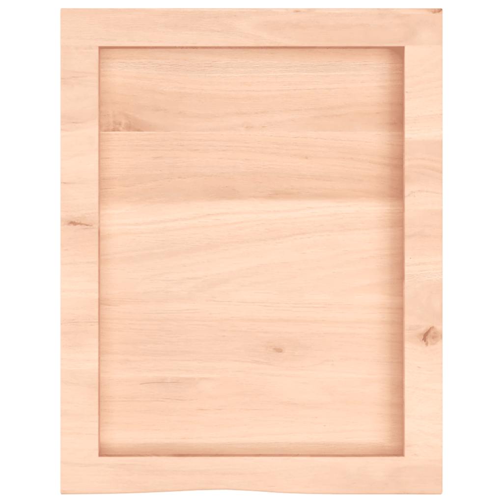 Kezeletlen tömör tölgyfa fali polc 40x50x(2-4) cm 5
