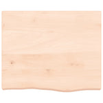 Kezeletlen tömör tölgyfa fali polc 60x50x(2-6) cm 4
