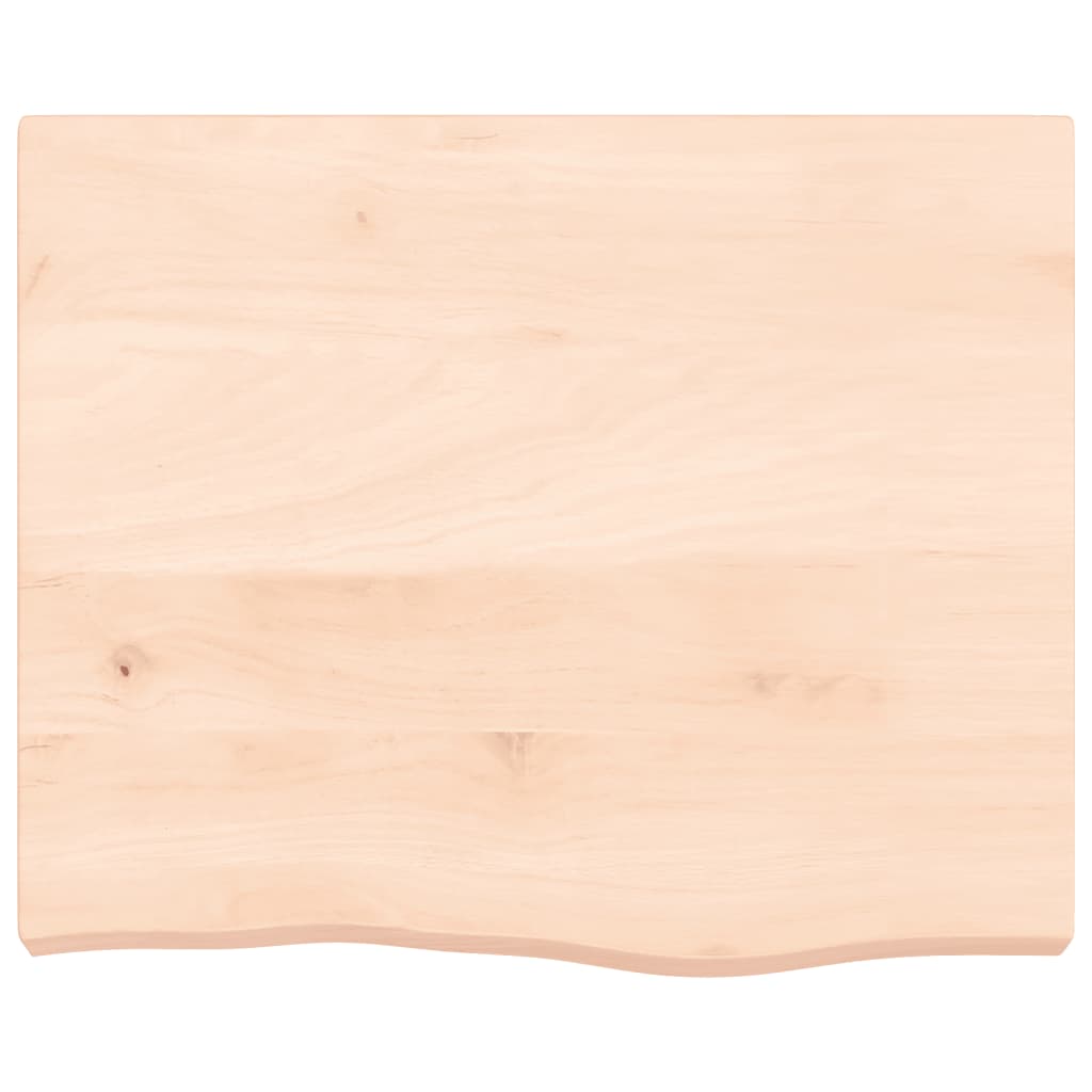 Kezeletlen tömör tölgyfa fali polc 60x50x(2-6) cm 4