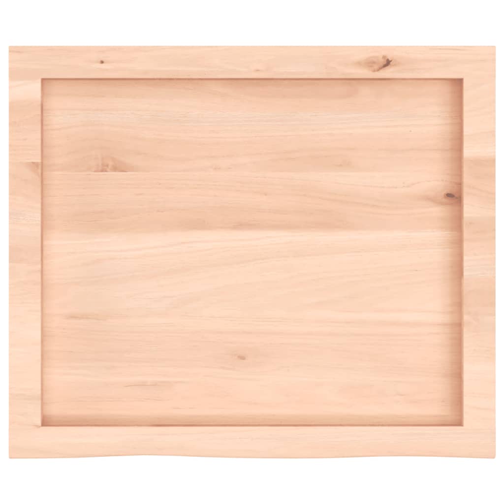 Kezeletlen tömör tölgyfa fali polc 60x50x(2-6) cm 5