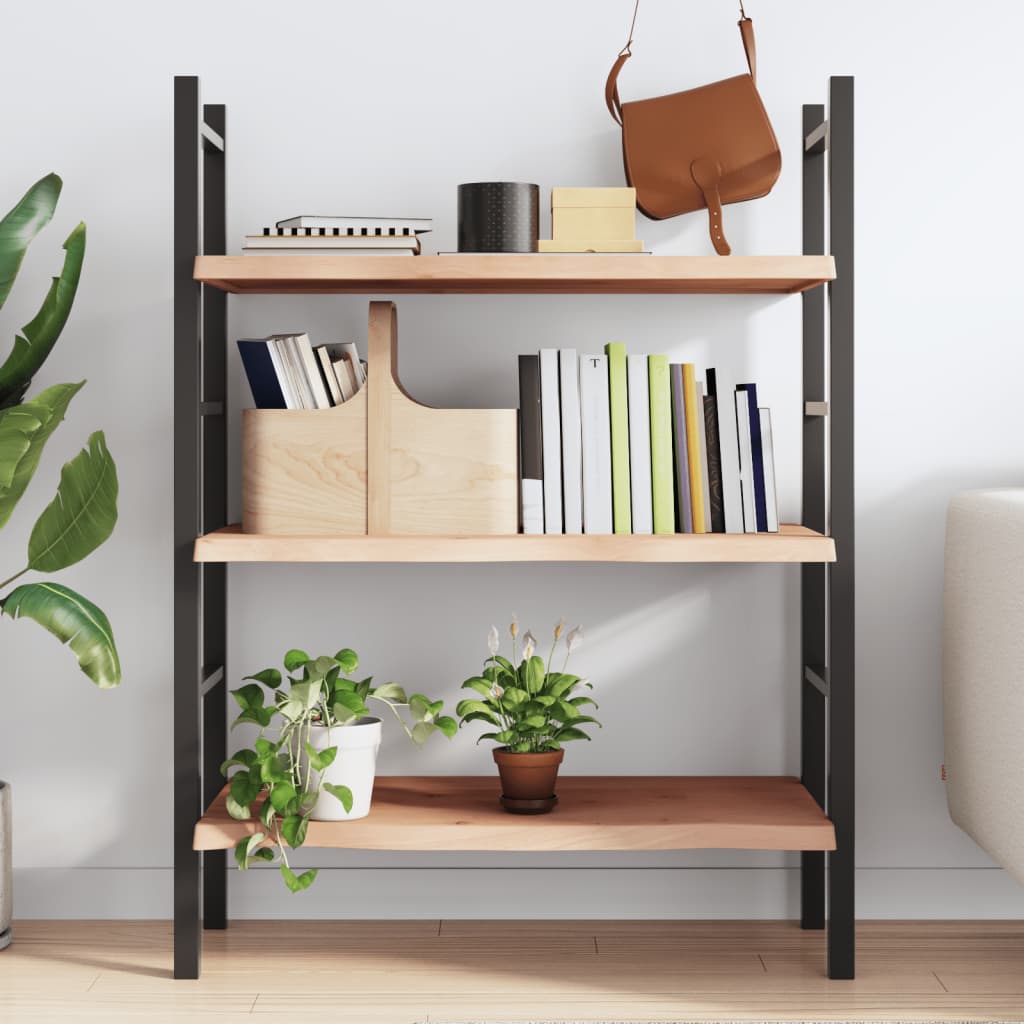 Kezeletlen tömör tölgyfa fali polc 100x60x(2-4) cm 3