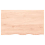 Kezeletlen tömör tölgyfa fali polc 100x60x(2-4) cm 4