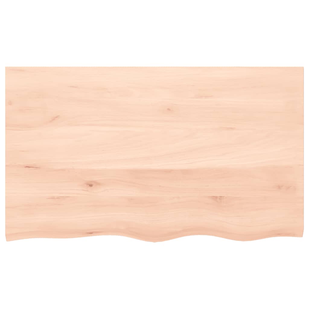 Kezeletlen tömör tölgyfa fali polc 100x60x(2-4) cm 4