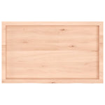 Kezeletlen tömör tölgyfa fali polc 100x60x(2-4) cm 5