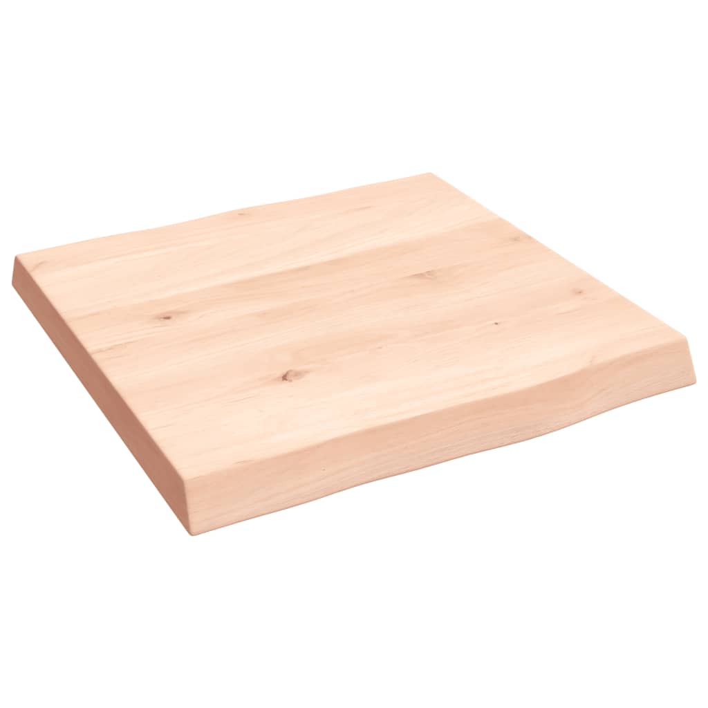 Asztallap 40x40x(2-4) cm kezeletlen tömör fa élőszegélyes 3