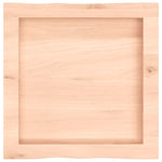 Asztallap 40x40x(2-4) cm kezeletlen tömör fa élőszegélyes 4