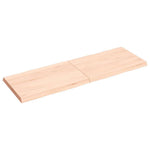 Kezeletlen tömör fa asztallap 120x40x(2-4) cm 3