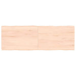 Kezeletlen tömör fa asztallap 120x40x(2-4) cm