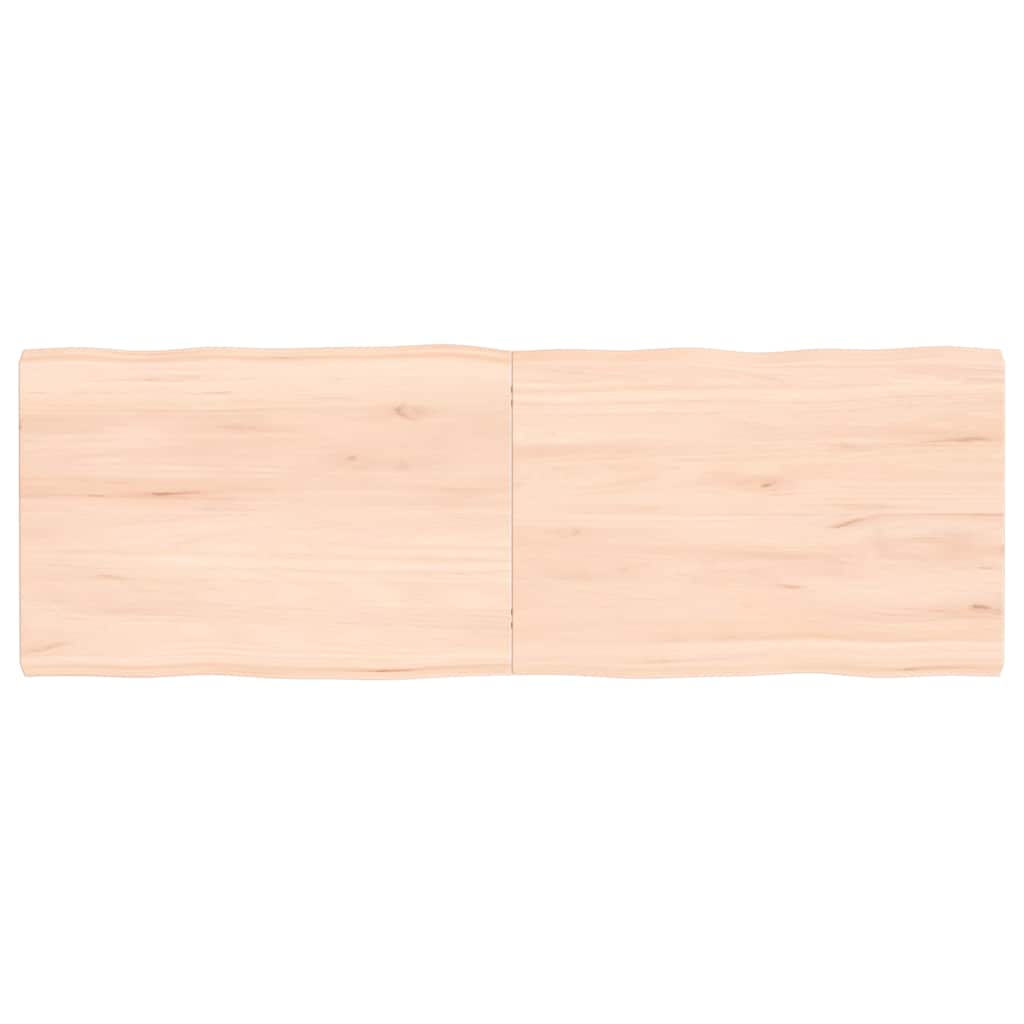 Kezeletlen tömör fa asztallap 120x40x(2-4) cm