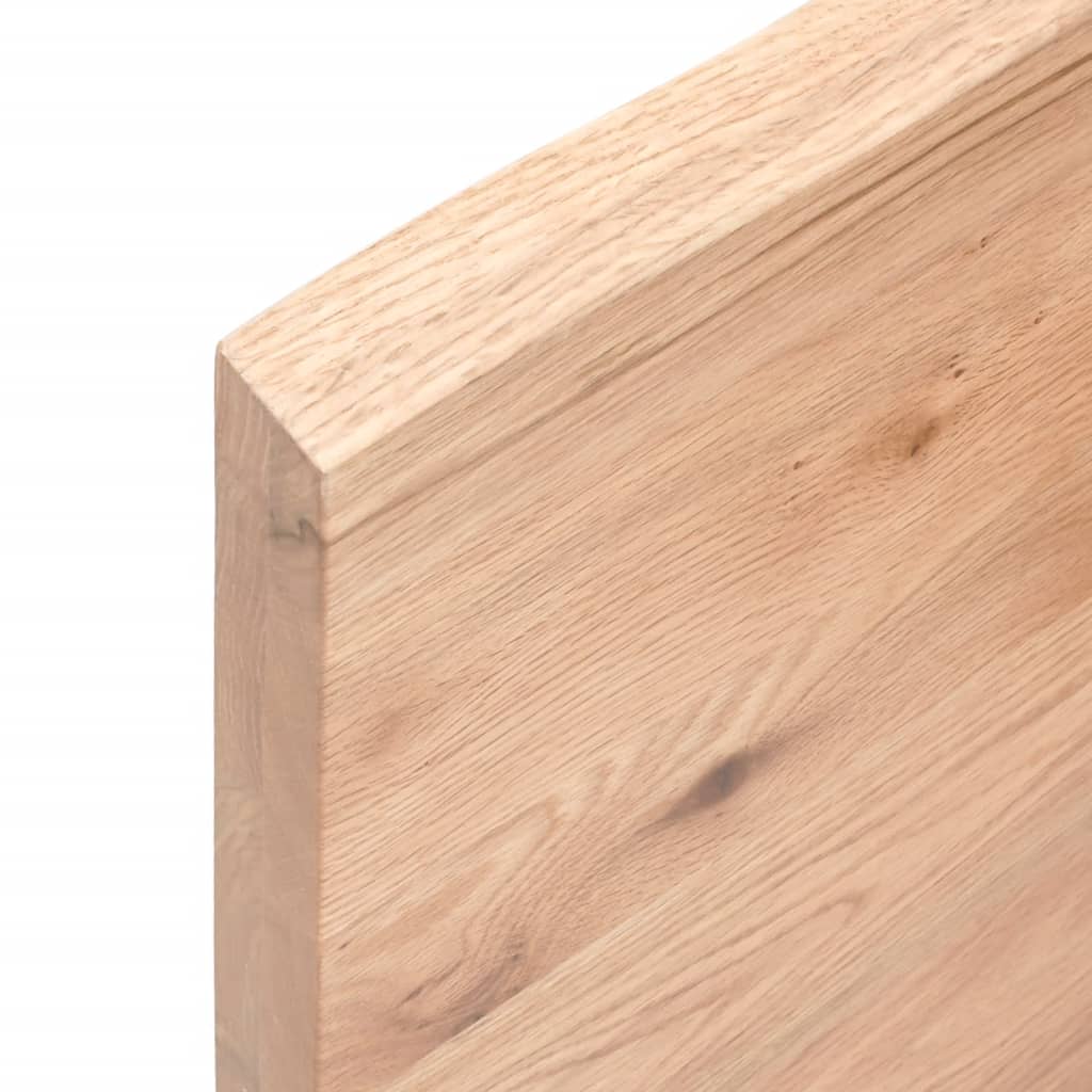 Világosbarna asztallap 80x60x(2-4) cm kezelt tömör élőszegélyes 8