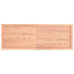 Világosbarna kezelt tömör asztallap 140x50x(2-4) cm 3