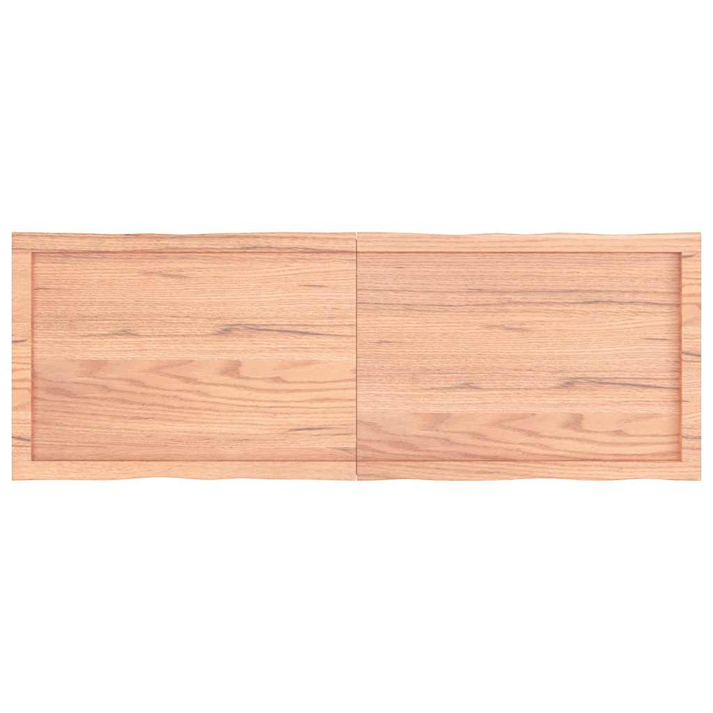 Világosbarna kezelt tömör asztallap 140x50x(2-4) cm 3