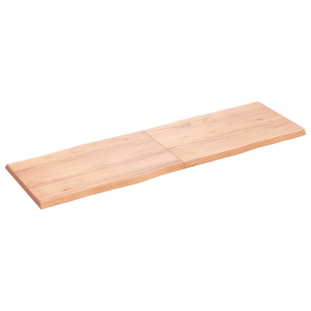 Világosbarna kezelt tömör asztallap 160x50x(2-4) cm 2