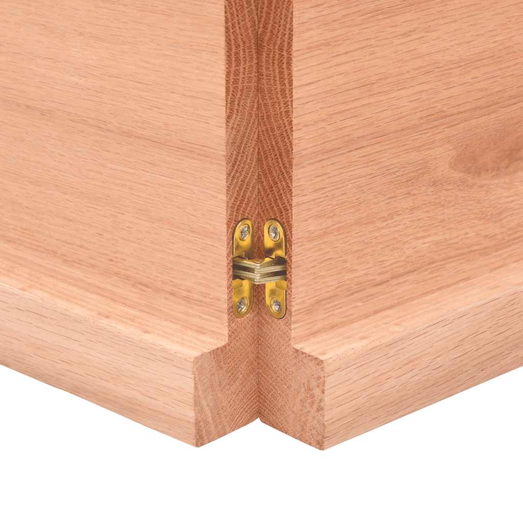 Világosbarna kezelt tömör asztallap 160x50x(2-4) cm 4