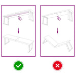 Sötétbarna kezelt tömör asztallap 140x40x(2-4) cm 5