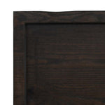 Sötétbarna kezelt tömör asztallap 140x40x(2-4) cm 7