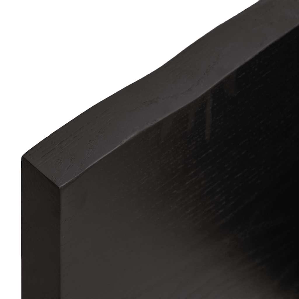 Sötétbarna kezelt tömör asztallap 140x40x(2-4) cm 8