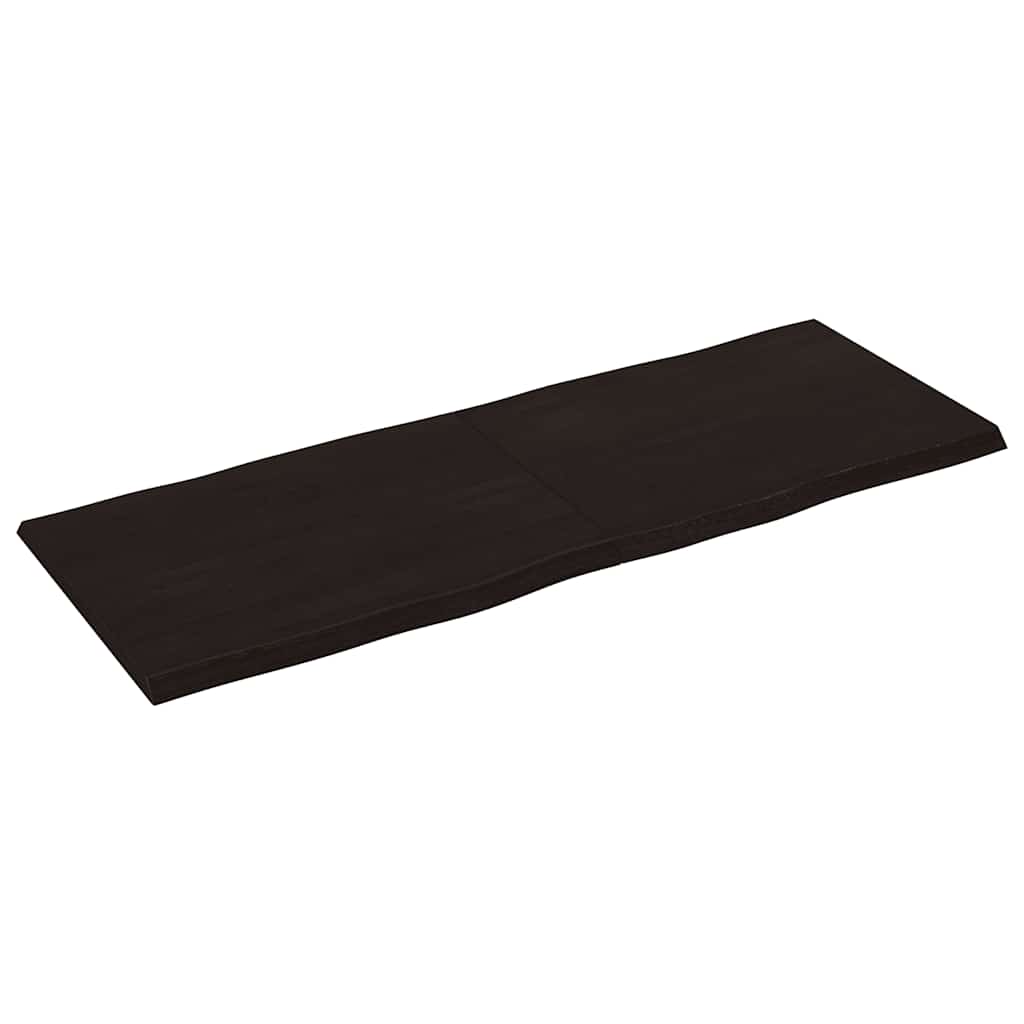 Sötétbarna kezelt tömör asztallap 160x60x(2-4) cm 2