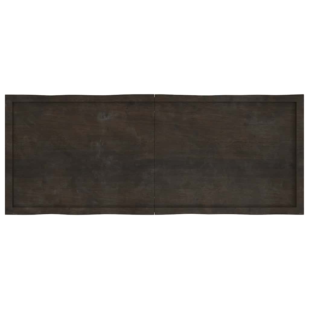 Sötétbarna kezelt tömör asztallap 160x60x(2-4) cm 3