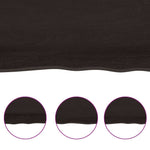 Sötétbarna kezelt tömör asztallap 160x60x(2-4) cm 6