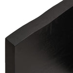 Sötétbarna kezelt tömör asztallap 160x60x(2-4) cm 8