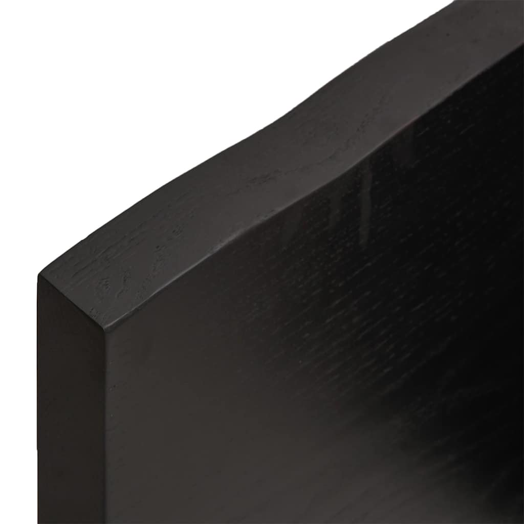 Sötétbarna kezelt tömör asztallap 160x60x(2-4) cm 8