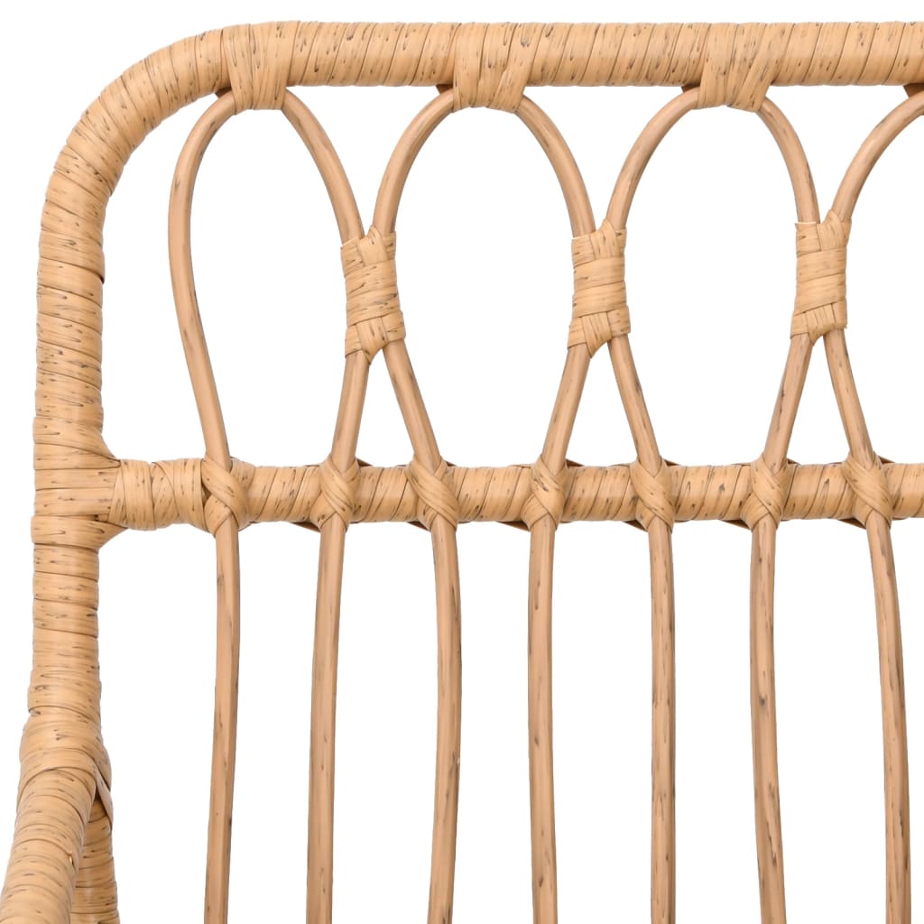 5 részes polyrattan kerti étkezőgarnitúra 6