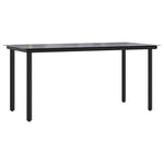5 részes polyrattan kerti étkezőgarnitúra 7