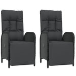 5 részes fekete polyrattan kerti étkezőgarnitúra párnákkal 4