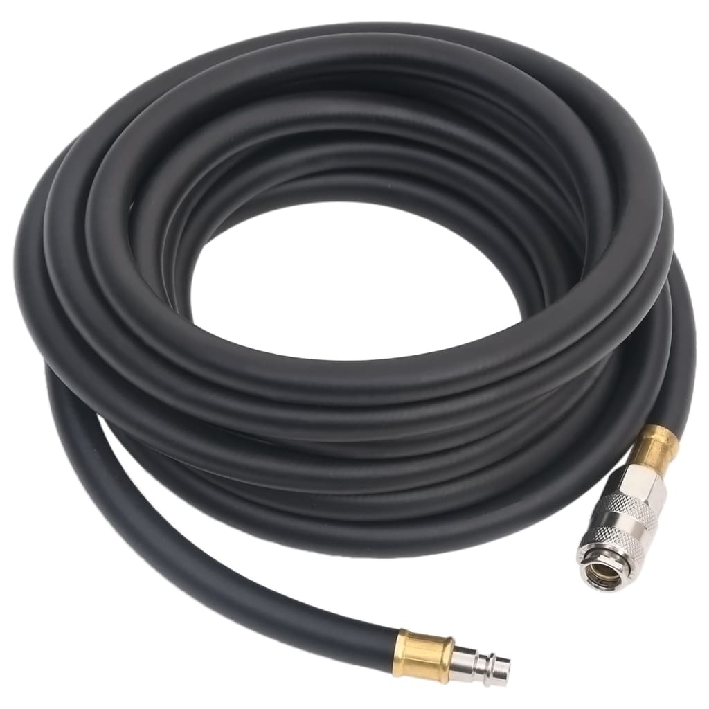 Fekete gumi és PVC hibrid légtömlő 0,6" 10 m 3