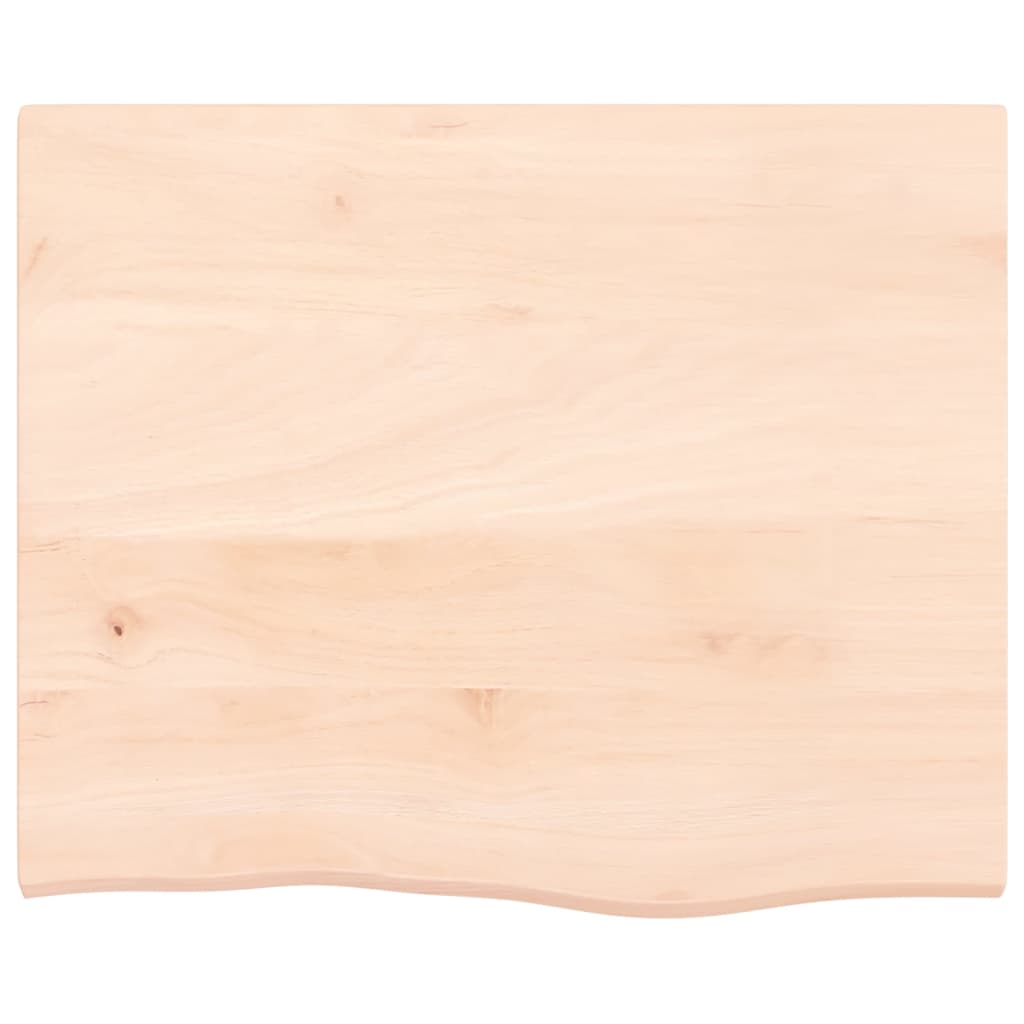 Kezeletlen tömör fa fürdőszobai pult 60x50x2 cm 3