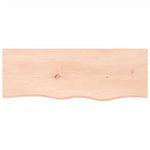 Kezeletlen tömör fa fürdőszobai pult 80x30x(2-4) cm 3