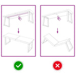 Kezeletlen tömör fa fürdőszobai pult 120x30x(2-4) cm 5