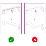 Kezeletlen tömör fa fürdőszobai pult 180x40x(2-6) cm 5