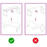 Világosbarna kezelt tömör tölgyfa asztallap 120x50x(2-6) cm 4