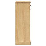 VIGO tömör fenyőfa cipőszekrény 60x35x96 cm 6