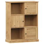 VIGO tömör fenyőfa könyvespolc 90x35x114,5 cm 2